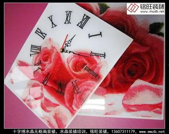 裱十字绣框全过程视频,从绣品到艺术品的华丽蜕变